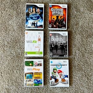 Wii Games bundle - 6 games